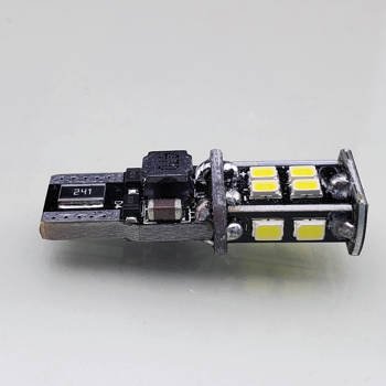 HQ Automotive 2x Car LED Bulbs 10-18V 14x SMD-3020 W5W (501) W16W (955,921) CanBus WHITE