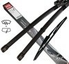 Front & Rear kit of Aero Flat Wiper Blades fit RENAULT Clio MK3 (BR,CR) Jun.2005-May.2007